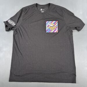 Minnesota Vikings Shirt Mens XL Black Nike Cruical Catch Short Sleeve EUC